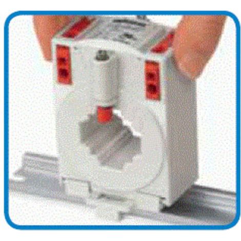 Wago 08559927 Adaptateur pour transformateurs courant rail DIN (1/2)