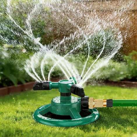 Arroseurs automatiques rotatifs à 360° pour une grande couverture du jardin – Jeux d'eau (1/5)