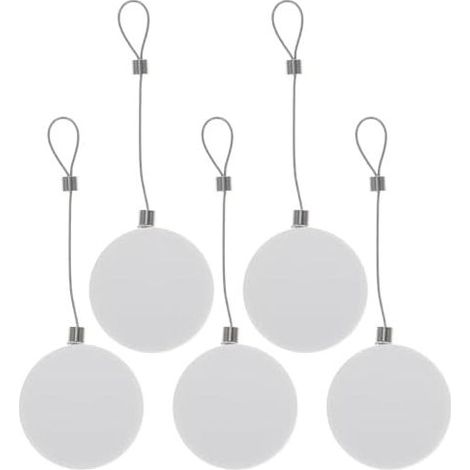 Einziehbare Diebstahlsicherungskabel aus Stahl, 5er-Pack, 90 cm lange automatische Schließfächer zur Sicherung von Handys und Tablets im Einzelhandel - (1/5)