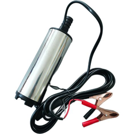 Pompe à Huile Carburant avec Clip Submersible de Transférer Diesel Eau Véhicule 51mm 12V Acier inoxydable Acier (1/5)