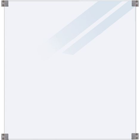 Plus Glaszaun 90 x 91 cm mattes Glas gehärtetes 6 mm Glas Holzzäune (1/3)