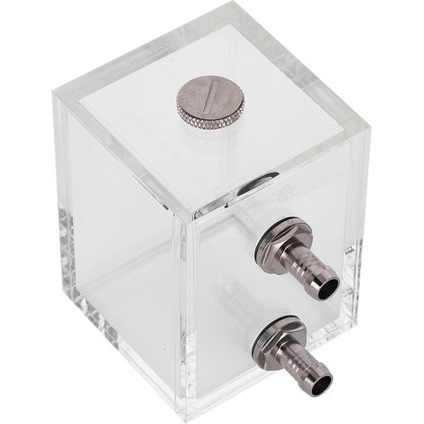 Réservoir de refroidissement liquide transparent en acrylique de 200 ml pour ordinateur - Accessoires inclus