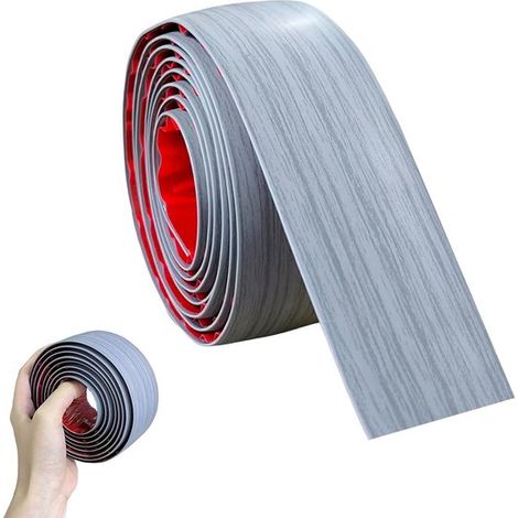 Selbstklebendes Übergangsprofil für Vinylboden – 200 cm – 50 mm – Grau (1/5)