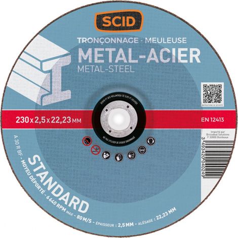 Disco da taglio standard 230 5 metalli