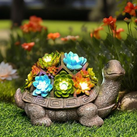 Lumières décoratives solaires extérieures, lumières solaires, lumières extérieures, lumières décoratives de jardin, La tortue (1/5)