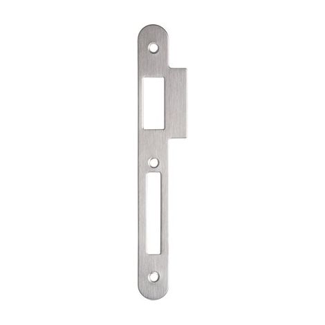 Thirard – Serrure ECO inox à bouts ronds – Gâche pêne dormant 1/2 tour – Pour bois dur – Installation facile dans systèmes compatibles