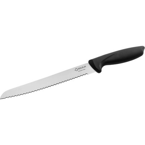 Cuchillo para pan Fenix de 33 cm, acero inoxidable 3Cr14, mango negro. (1/2)