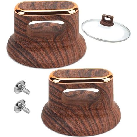 Deckelsets für Küchenutensilien, Ersatzgriffe, Deckel in Holzoptik für Küchenutensilien (1/4)