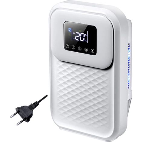 1 déshumidificateur électrique, 60 W, 220 V, minuterie LCD silencieuse, purificateur à ions négatifs, usage domestique et bureau (1/5)