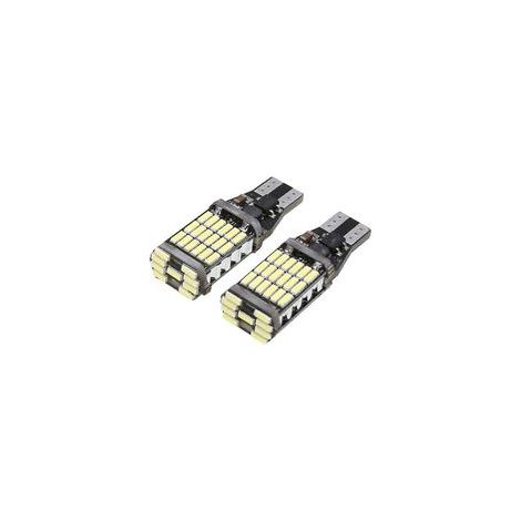 Lot de 2 lampes de lecture LED Canbus en verre 6500K pour plafonnier, feux de plaque d'immatriculation (1/4)