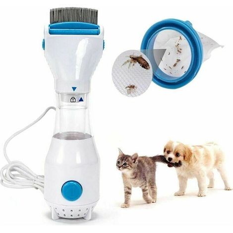 Electric Flea Comb for Pets, Electric Flea Remover, Flea Cleaning Brush (1/5)