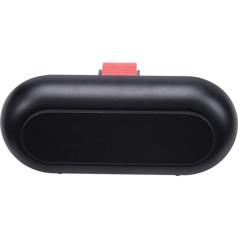 royaluxe - Étui à Lunettes de Voiture, Support de Lunettes de Soleil Extensible pour Pare-Soleil, Multifonction Boîte de Verres de Pare-Soleil de Voiture avec Fentes pour Cartes de Crédit (Noir), (1/5)