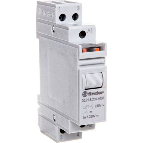 Relé de impulso biestable 2NO 16A 230V CA 20.22.8.230.4000