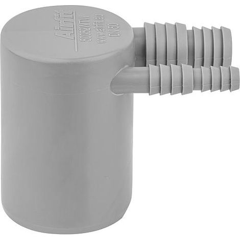 airfit coude double DN 50 pour machine à laver et sèche-linge à condensation