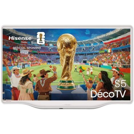 Hisense 43S5Q TV 109,2 cm (43 pollici) 4K Ultra HD Smart TV Wi-Fi Argento, Bianco