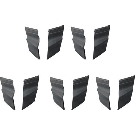 Pannello di rivestimento laterale del cofano tergicristallo anteriore in dieci pezzi per Toyota Yaris hatchback a quattro porte dal 2006 al 2010.