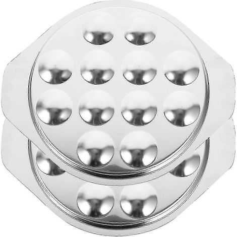 Lot de 2 plaques à escargots en acier inoxydable, type conque, pour la cuisson, accessoire de cuisine fg2025031702850 (1/4)
