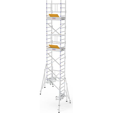 Treppengerüst - 2 Podeste - Max. Arbeitshöhe 7.00m - ES510ESCA