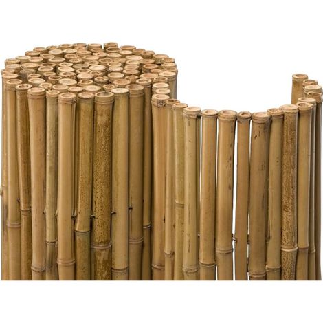 ARELLA CANNICCIO BAMBOO STUOIA CANNETTE RILEGATE Ø14-18mm CANNA PULITA 3x1m (1/5)