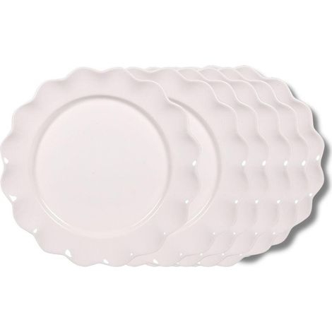 Table Passion - Assiette à dessert beige Agra 21 cm (lot de 6) (1/3)