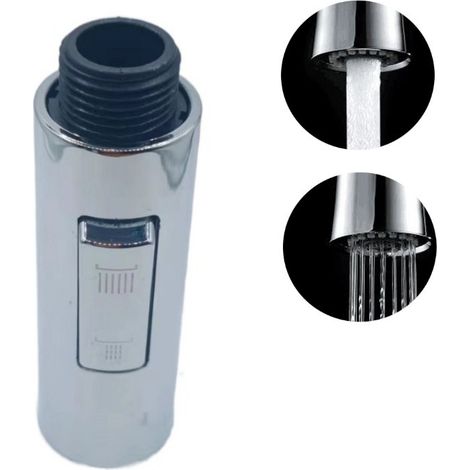 Tête de robinet de cuisine universelle G 1/2, pièce de rechange pour douchette de robinet, douchette (1/4)