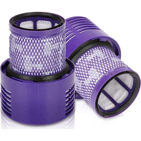 Lot de 2 filtres pour aspirateur Dyson V10 SV12 – Lavables et réutilisables – Matériaux respectueux de l'environnement – Remplace la pièce 969082-01 (1/5)