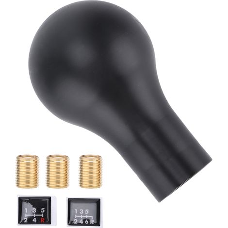 Pommeau de levier de vitesses en plastique noir pour boîte manuelle 5 vitesses CITROËN C1 C3 C4 (1/5)