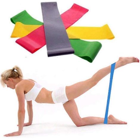 Bande de résistance pour le yoga, le Pilates et la salle de sport à domicile. Entraînement et fitness. (1/5)