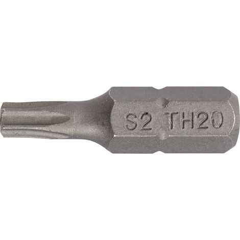 TECWERK Bit P829186 1/4 Zoll T 7 l 25 mm Gr. T 7 6,3 mm, Antrieb: TX27, Länge: 25 mm