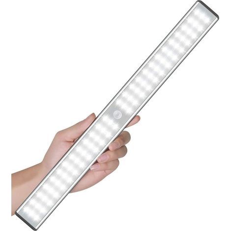 Unterbauleuchten, Schrankbeleuchtung mit 78 LEDs und Bewegungsmelder, kabellose, wiederaufladbare Kleiderschrankleuchten, selbstklebendes magnetisches Nachtlicht, überall