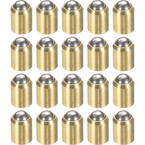 20pcs 4x5mm Laiton Plongeurs À Ressort À Bille Verrou À Bille (1/5)