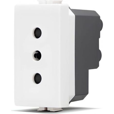 MAPAM presa 10A JOY BIANCO compatibile MATIX - F519BI
