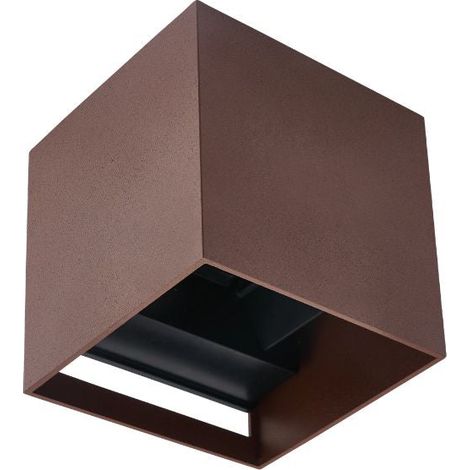 Applique Murale Couleur Cuir IP65 Cube pour Ampoule G9 - SILUMEN (1/3)