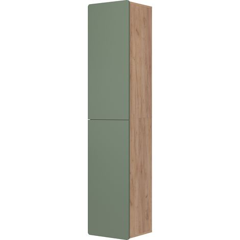 Mueble de baño Izan, Roble verde/dorado, 36.6 x 171.6 cm, Vicco