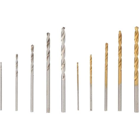100pcs Forets Hélicoïdaux Enduit de Titane et Forets Hélicoïdaux Blanc en Acier à Haute Vitesse Foret Hélicoïdal 1mm à 3mm Forets Hélicoïdaux (1/5)