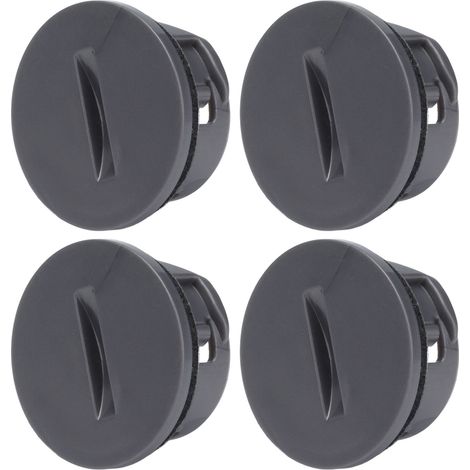 4 Pièces Bouchon d'Extrémité pour Brosse Roulante Aspirateur - Compatible V6, DC35, DC44, DC59, DC62, SV03