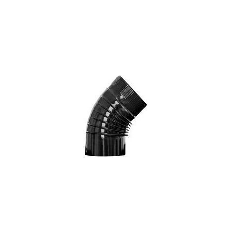 CODO ESTUFA VITRIF NEGRO 45 - 110 MM (1/6)