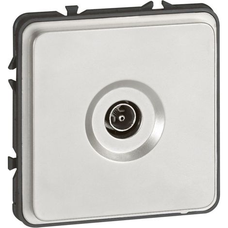 Prise télévision simple Soliroc IK10 IP20 (077882)
