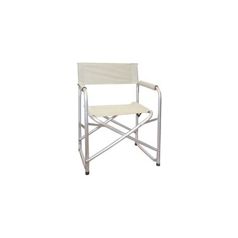 SEDIA REGISTA IN ALLUMINIO BIANCA cm.56x47x78h. VETTE