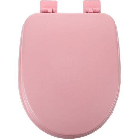 Coussin de Siège de Toilette Rembourré en Écume Douce Rose, Forme en U, Haute Résilience, Confortable pour Hôtel et Rénovation de Salle de Bain (1/5)