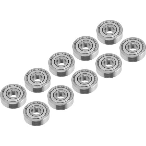 10 Stück Kugellager aus Edelstahl, verschleißfest, leise, Skateboard-Treiberzubehör S628Z (1/5)