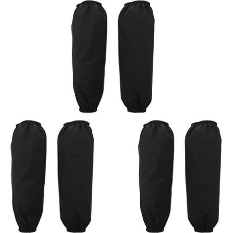 Manche Longue Protecteur De Manche De Bras 3Paires de Cuisine Nettoyage de Travail Huile à L\' épreuve Réutilisée Manchettes Lavables (1/4)