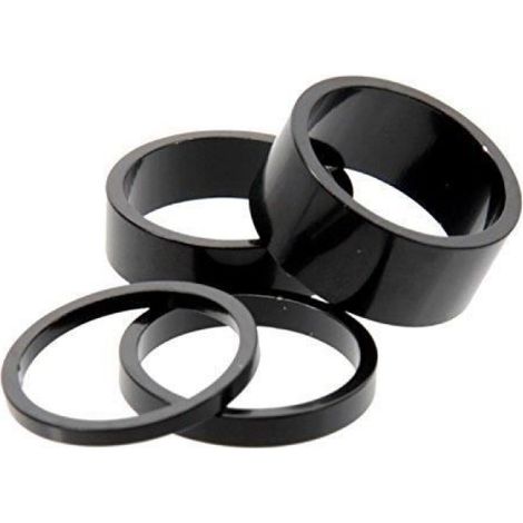 Entretoise De Direction - Aluminium - Diamètre 1 1/8 Pouces - Pour Poste De Pilotage Vélo Adulte - Lot De 5 Pièces