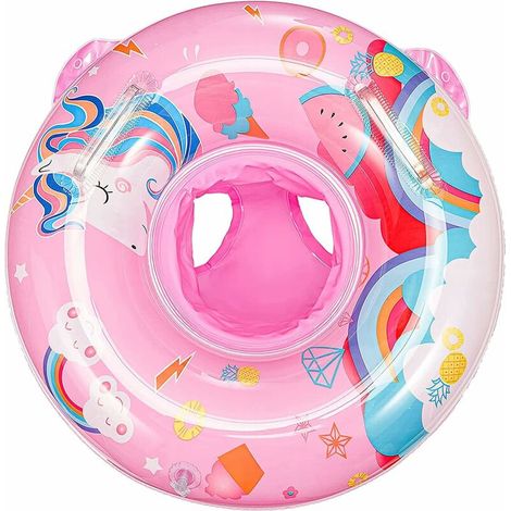 Green Mobility-Bouée Bébé, Bébé Siège De Piscine Anneau de Natation Bouée Gonflable Flotteur de Natation Gonflable pour bébé Convient pour 12 Mois - 6 Ans,rose (1/5)