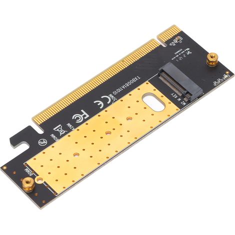 Adaptateur M.2 vers PCIe 8GB/s, Slot PCIe X16, Compatible 2280/2260/2242/2230, avec Dissipateur Thermique pour Windows et Linux (1/5)