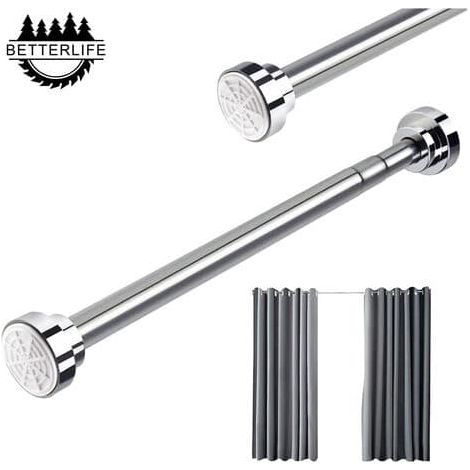 Tringle de douche sans perçage télescopique extensible 70 cm (1/5)