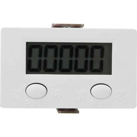 Compteur numérique manuel - Affichage LCD 5 chiffres (1/5)