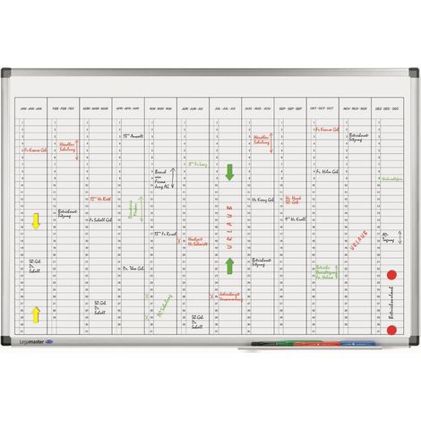 Legamaster PREMIUM year planner vertical