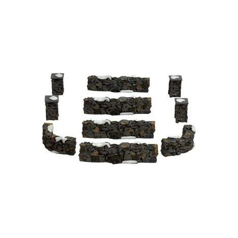 Colonial Stone Wall Lemax 93304 Accessorio Natale