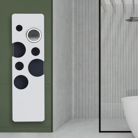 Noirot – Sèche-serviettes électrique chaleur douce 1500W avec soufflerie – Détection d'absence et fenêtre ouverte – Connecté Intuis pour confort optimal (1/7)